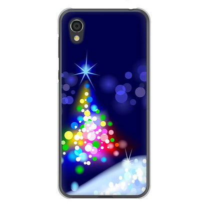 AQUOS sense2 SHV43 au 高画質仕上げ 背面印刷 ハードケース クリスマス