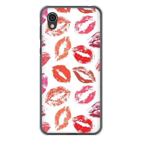 AQUOS sense2 SHV43 au 高画質仕上げ 背面印刷 ハードケース 【734 キスkissキス】