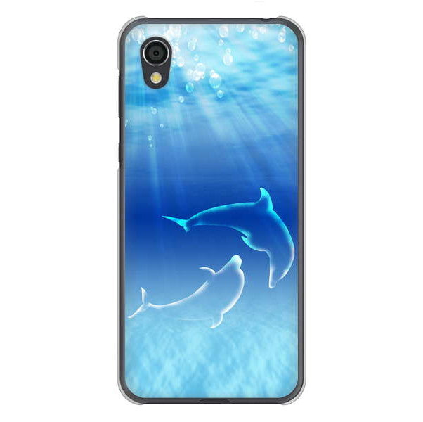 AQUOS sense2 SHV43 au 高画質仕上げ 背面印刷 ハードケース 海の守り神