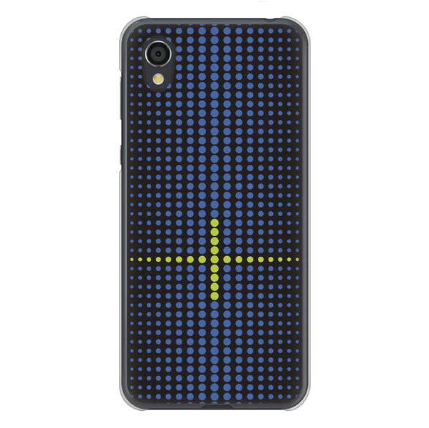 AQUOS sense2 SHV43 au 高画質仕上げ 背面印刷 ハードケース 【IB907 グラデーションドット】