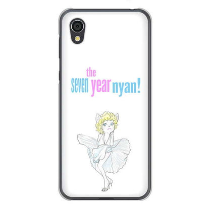 AQUOS sense2 SHV43 au 高画質仕上げ 背面印刷 ハードケース おしゃれにゃん