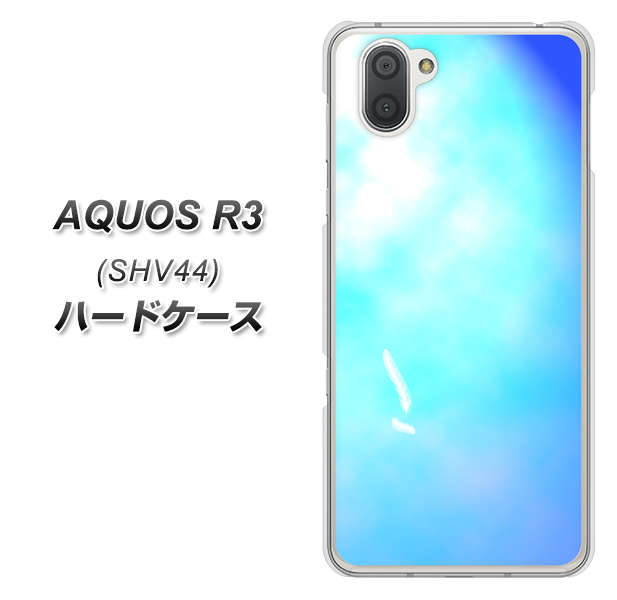 au アクオス R3 SHV44 高画質仕上げ 背面印刷 ハードケース【YJ291 デザイン　光】