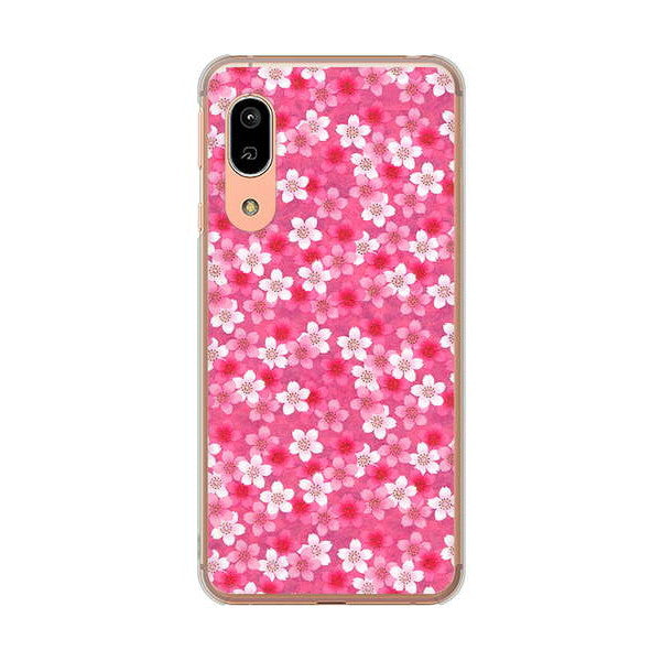 AQUOS sense3 SHV45 au 高画質仕上げ 背面印刷 ハードケース リバティプリント