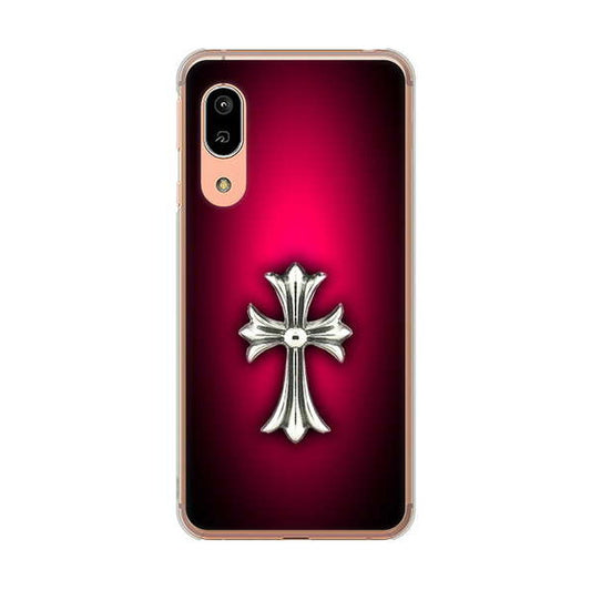 AQUOS sense3 SHV45 au 高画質仕上げ 背面印刷 ハードケース クロス