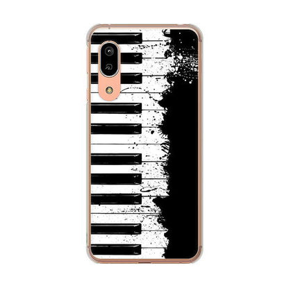 AQUOS sense3 SHV45 au 高画質仕上げ 背面印刷 ハードケース ピアノ
