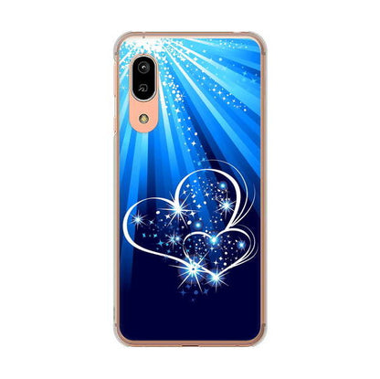 AQUOS sense3 SHV45 au 高画質仕上げ 背面印刷 ハードケース きらめきハート