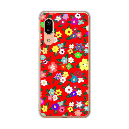 AQUOS sense3 SHV45 au 高画質仕上げ 背面印刷 ハードケース リバティプリント