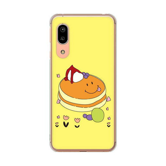 AQUOS sense3 SHV45 au 高画質仕上げ 背面印刷 ハードケース スイーツイラスト