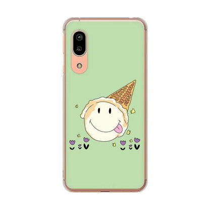 AQUOS sense3 SHV45 au 高画質仕上げ 背面印刷 ハードケース スイーツイラスト