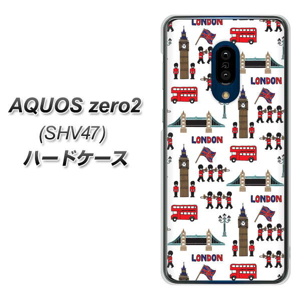 au アクオスゼロ2 SHV47 高画質仕上げ 背面印刷 ハードケース【EK811 ロンドンの街】