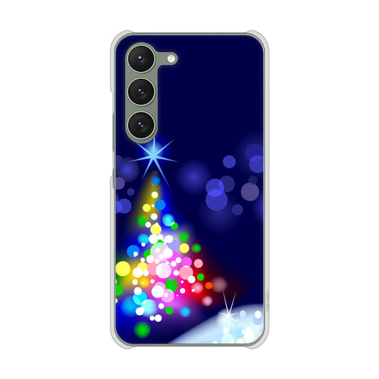 Galaxy S23 SM-S911C 楽天モバイル 高画質仕上げ 背面印刷 ハードケースクリスマス