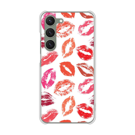 Galaxy S23 SM-S911C 楽天モバイル 高画質仕上げ 背面印刷 ハードケース【734 キスkissキス】