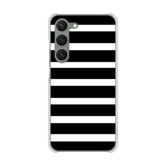 Galaxy S23 SM-S911C 楽天モバイル 高画質仕上げ 背面印刷 ハードケースシンプルボーダー