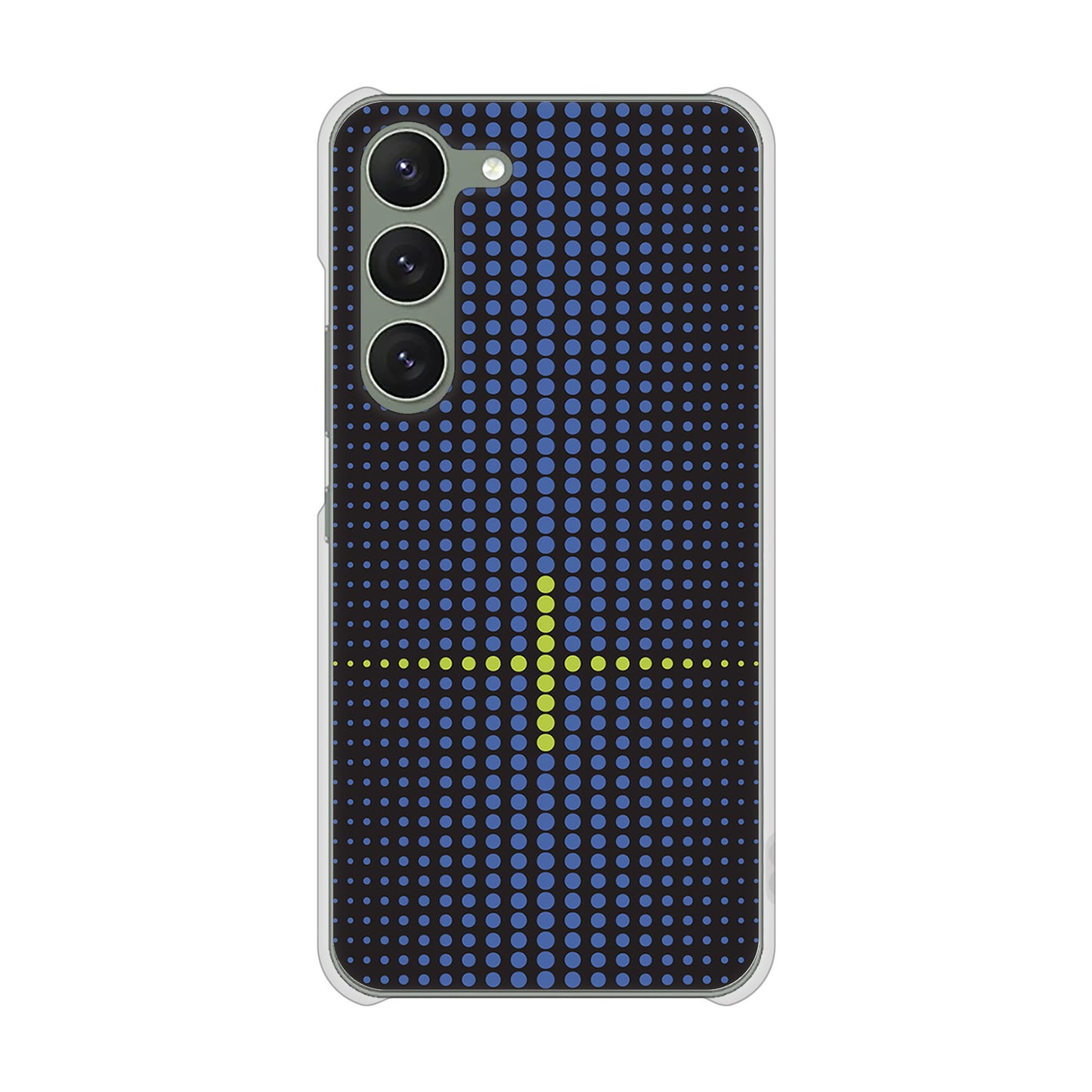 Galaxy S23 SM-S911C 楽天モバイル 高画質仕上げ 背面印刷 ハードケース【IB907 グラデーションドット】