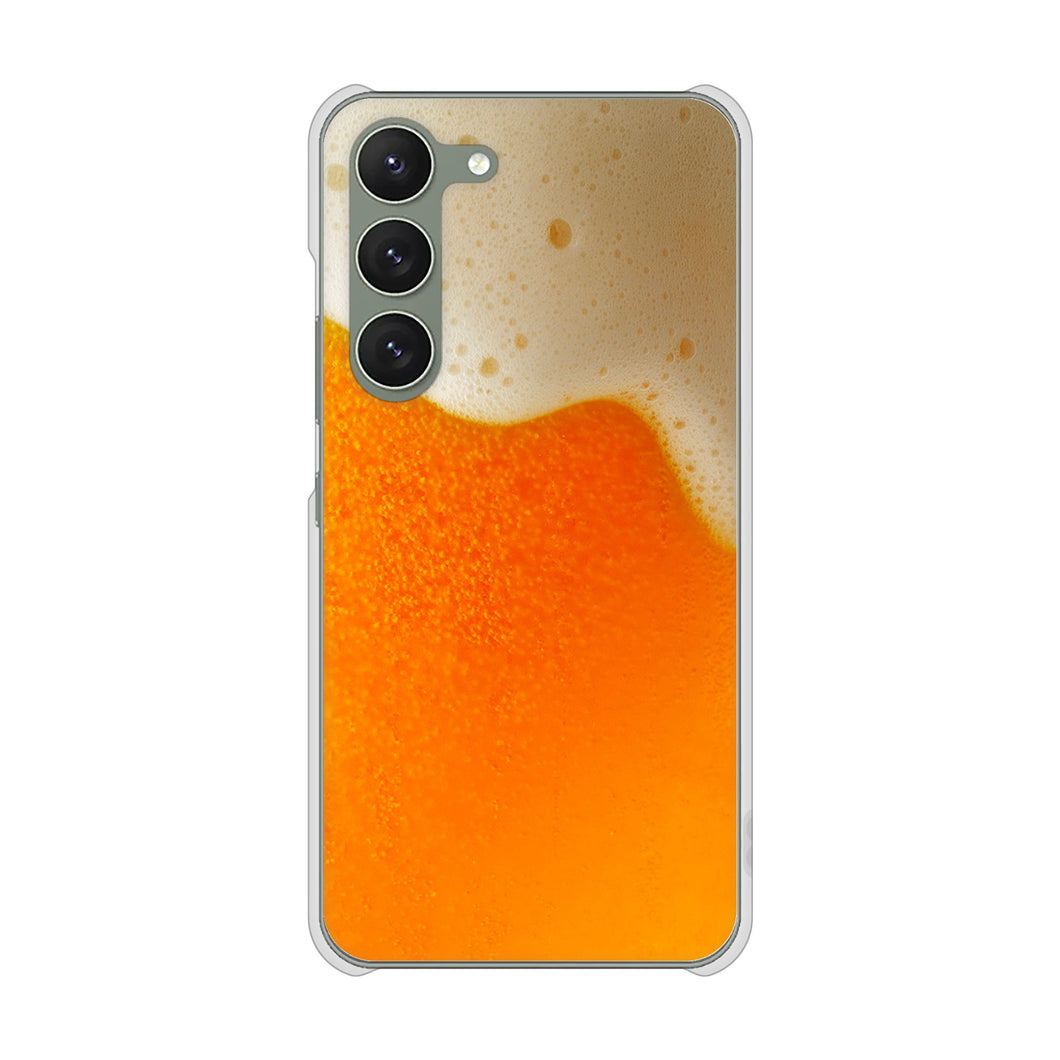 Galaxy S23 SM-S911C 楽天モバイル 高画質仕上げ 背面印刷 ハードケース【VA855 ジョッキ生(ビール)】