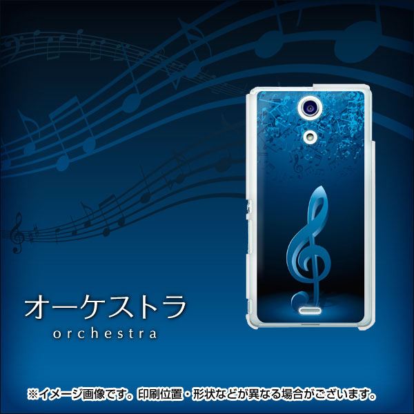 docomo エクスペリアA（エース）SO-04E 高画質仕上げ 背面印刷 ハードケース【588 オーケストラ】