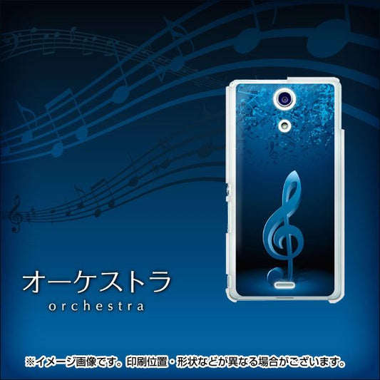 docomo エクスペリアA（エース）SO-04E 高画質仕上げ 背面印刷 ハードケース【588 オーケストラ】