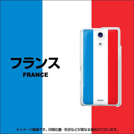 docomo エクスペリアA（エース）SO-04E 高画質仕上げ 背面印刷 ハードケース【673 フランス】