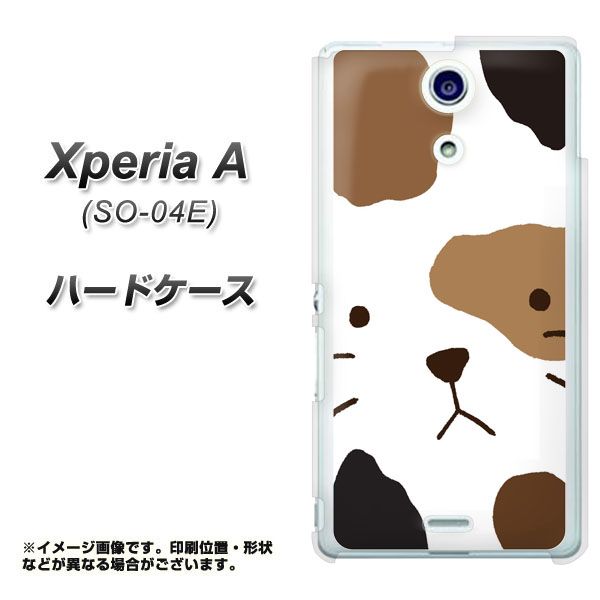 docomo エクスペリアA（エース）SO-04E 高画質仕上げ 背面印刷 ハードケース【IA801 みけ】