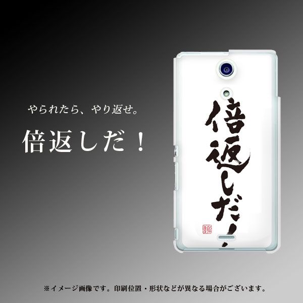 docomo エクスペリアA（エース）SO-04E 高画質仕上げ 背面印刷 ハードケース【OE842 倍返しだ！】