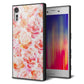 docomo エクスペリアXZ SO-01J 強化ガラス＆TPUスマホケース ガラプリ【SC930 ローズ レッド】