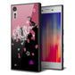 docomo エクスペリアXZ SO-01J 強化ガラス＆TPUスマホケース ガラプリ【YC900 和竜01】