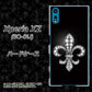 docomo エクスペリアXZ SO-01J 高画質仕上げ 背面印刷 ハードケース【042 ラインストーン風の印刷ゴージャスユリ】