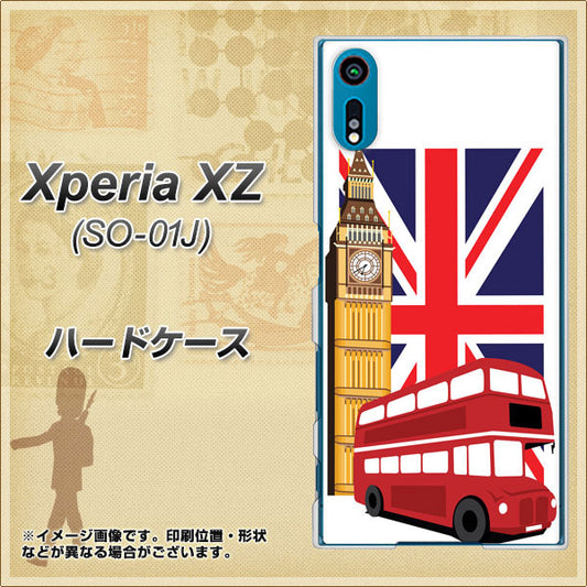 docomo エクスペリアXZ SO-01J 高画質仕上げ 背面印刷 ハードケース【573 イギリス】