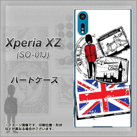 docomo エクスペリアXZ SO-01J 高画質仕上げ 背面印刷 ハードケース【574 ＬＯＮＤＯＮ】