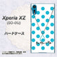 docomo エクスペリアXZ SO-01J 高画質仕上げ 背面印刷 ハードケース【OE821 12月ターコイズ】