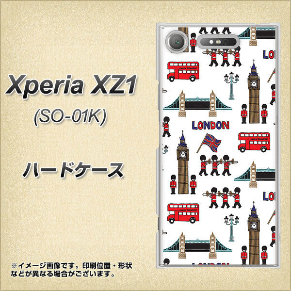 docomo エクスペリアXZ1 SO-01K 高画質仕上げ 背面印刷 ハードケース【EK811 ロンドンの街】