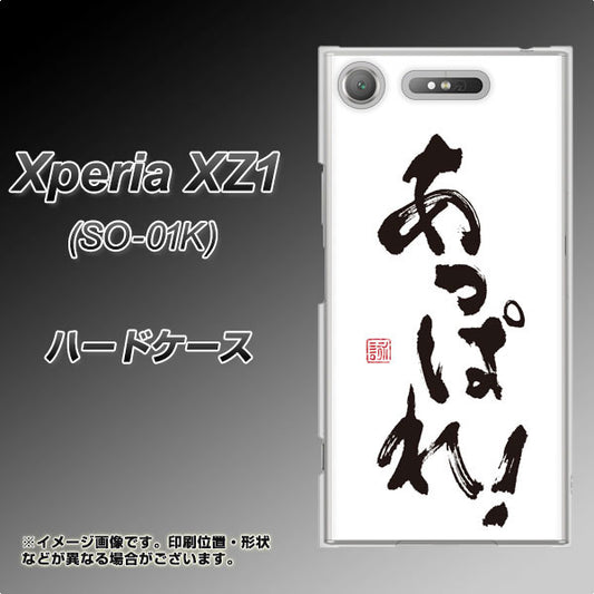 docomo エクスペリアXZ1 SO-01K 高画質仕上げ 背面印刷 ハードケース【OE846 あっぱれ！】
