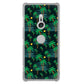 Xperia XZ3 SO-01L docomo 高画質仕上げ 背面印刷 ハードケース 【1315 月夜とヤシ】