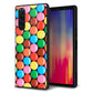 docomo エクスペリア5 SO-01M 強化ガラス＆TPUスマホケース ガラプリ【448 マーブルチョコ】