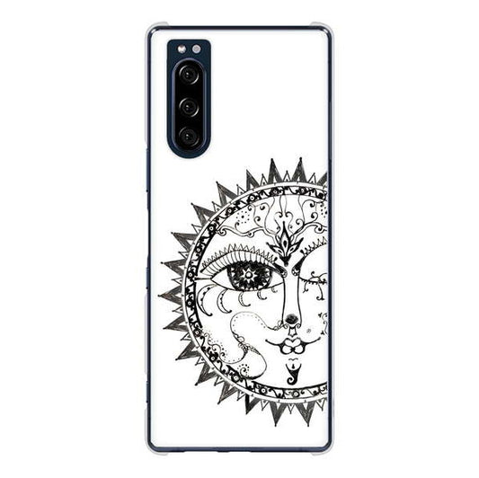 Xperia 5 SO-01M docomo 高画質仕上げ 背面印刷 ハードケース 【207 太陽神】