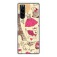 Xperia 5 SO-01M docomo 高画質仕上げ 背面印刷 ハードケース LOVE フランス
