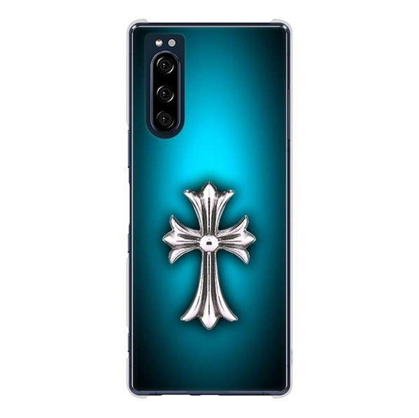 Xperia 5 SO-01M docomo 高画質仕上げ 背面印刷 ハードケース クロス