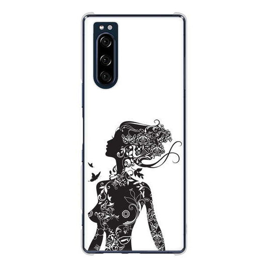 Xperia 5 SO-01M docomo 高画質仕上げ 背面印刷 ハードケース 【384 ボディアート】