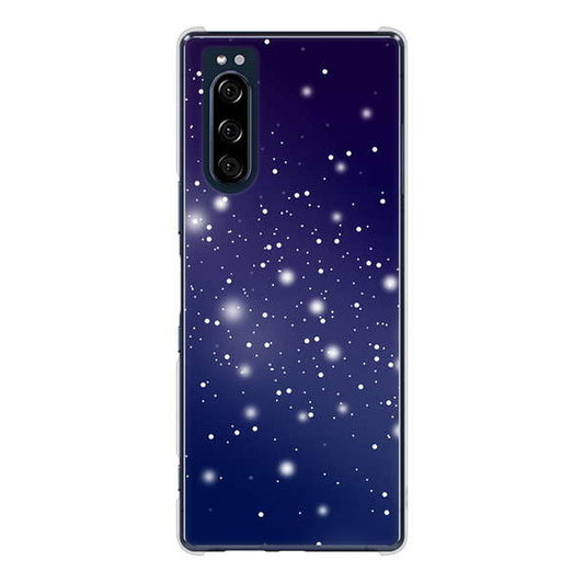 Xperia 5 SO-01M docomo 高画質仕上げ 背面印刷 ハードケース 【1271 天空の川】