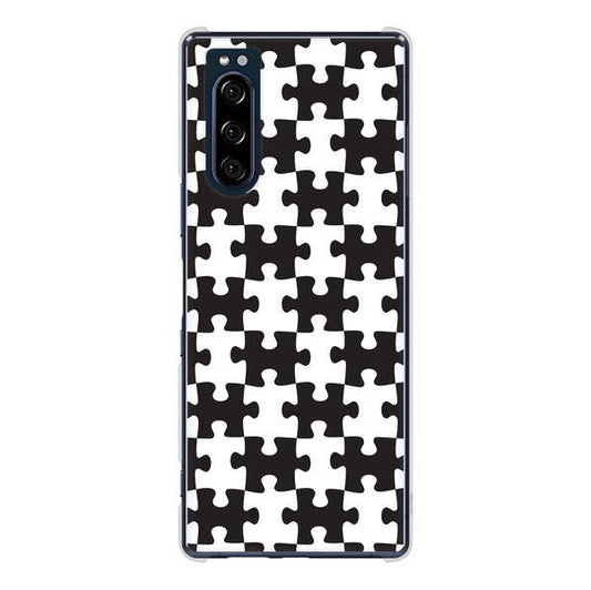 Xperia 5 SO-01M docomo 高画質仕上げ 背面印刷 ハードケース ジグソーパズル