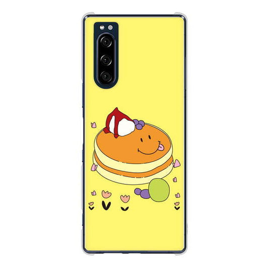 Xperia 5 SO-01M docomo 高画質仕上げ 背面印刷 ハードケース スイーツイラスト