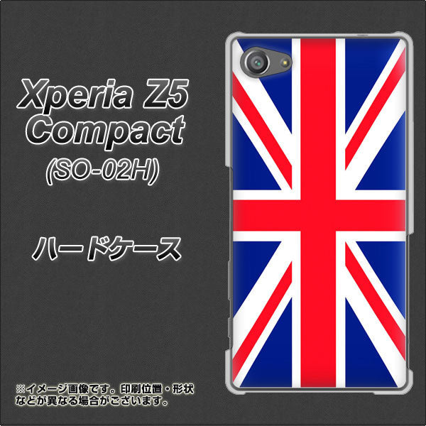 docomo エクスペリアZ5コンパクト SO-02H 高画質仕上げ 背面印刷 ハードケース【200 イギリス (ユニオン・ジャック）】