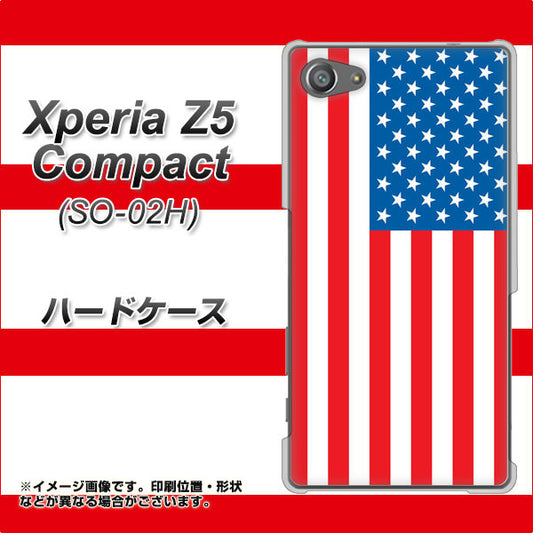 docomo エクスペリアZ5コンパクト SO-02H 高画質仕上げ 背面印刷 ハードケース【659 アメリカ】