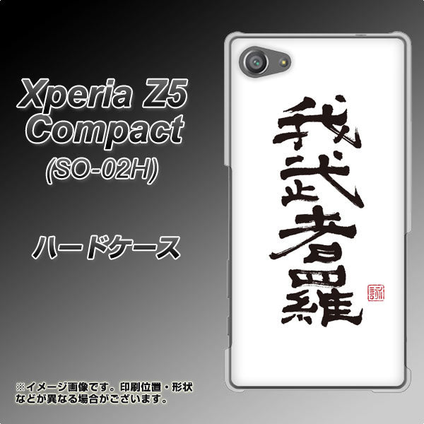 docomo エクスペリアZ5コンパクト SO-02H 高画質仕上げ 背面印刷 ハードケース【OE843 我武者羅（がむしゃら）】