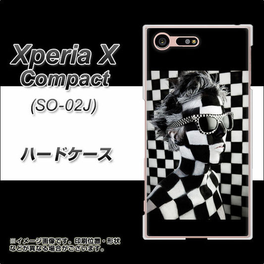 docomo エクスペリアXコンパクト SO-02J 高画質仕上げ 背面印刷 ハードケース【357 bk&wh】