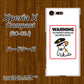 docomo エクスペリアXコンパクト SO-02J 高画質仕上げ 背面印刷 ハードケース【374 猛犬注意】
