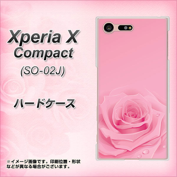 docomo エクスペリアXコンパクト SO-02J 高画質仕上げ 背面印刷 ハードケース【401 ピンクのバラ】