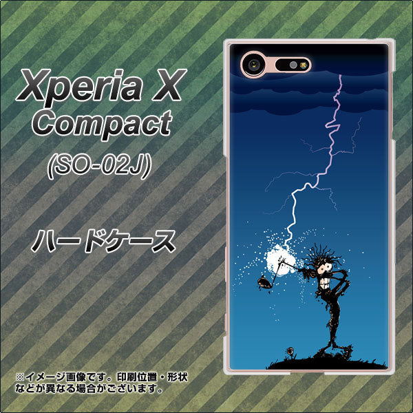 docomo エクスペリアXコンパクト SO-02J 高画質仕上げ 背面印刷 ハードケース【417 ゴルファーの苦難】