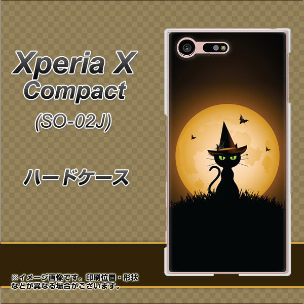docomo エクスペリアXコンパクト SO-02J 高画質仕上げ 背面印刷 ハードケース【440 猫の魔法使い】