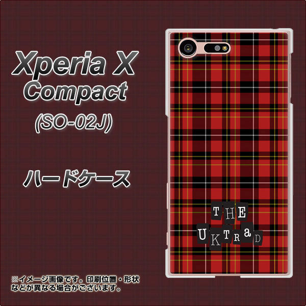 docomo エクスペリアXコンパクト SO-02J 高画質仕上げ 背面印刷 ハードケース【547 THEチェック】
